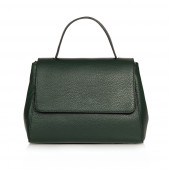 Geanta dama din piele naturala DiAmanti Salvini Verde Menta Inchis